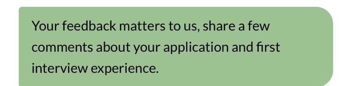 Solved Your feedback matters to us, share a few comments | Chegg.com