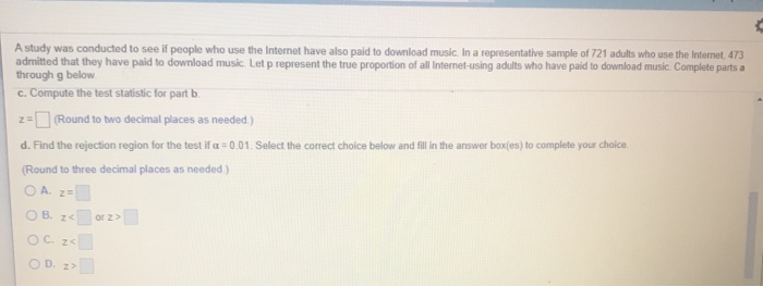 Solved A study was conducted to see if people who use the | Chegg.com