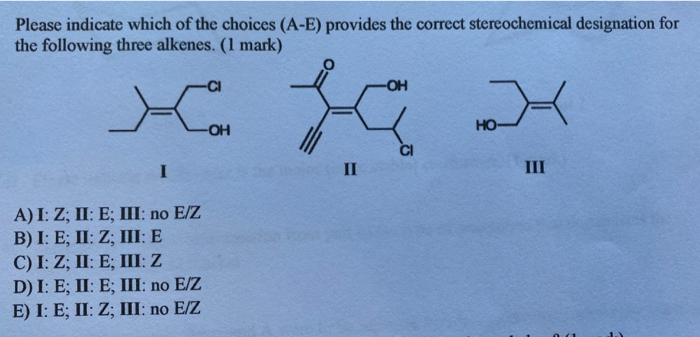 Solved Please Indicate Which Of The Choices A E Provides Chegg Com