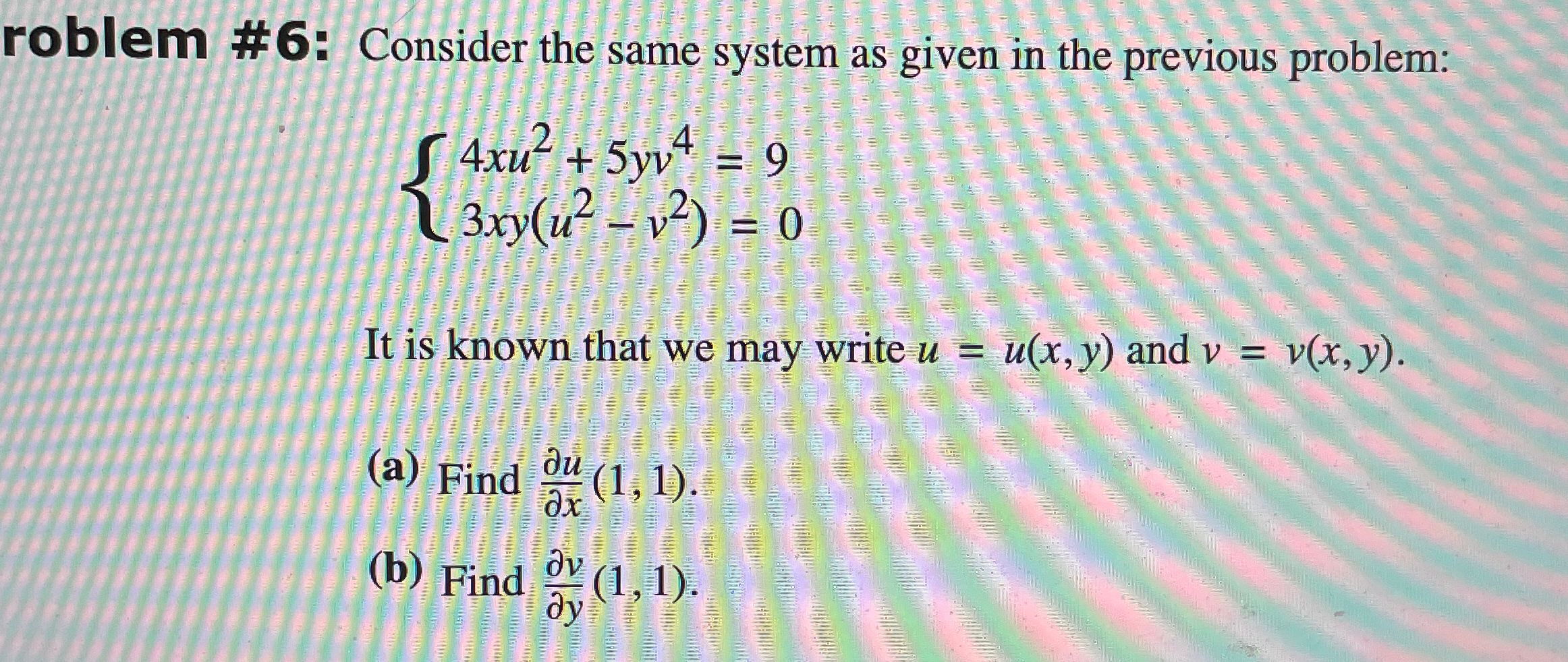 Solved roblem #6: Consider the same system as given in the | Chegg.com