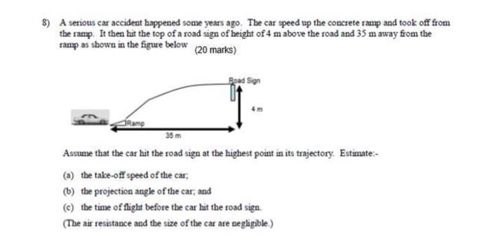 Solved A serious car accident happened some years ago. The | Chegg.com