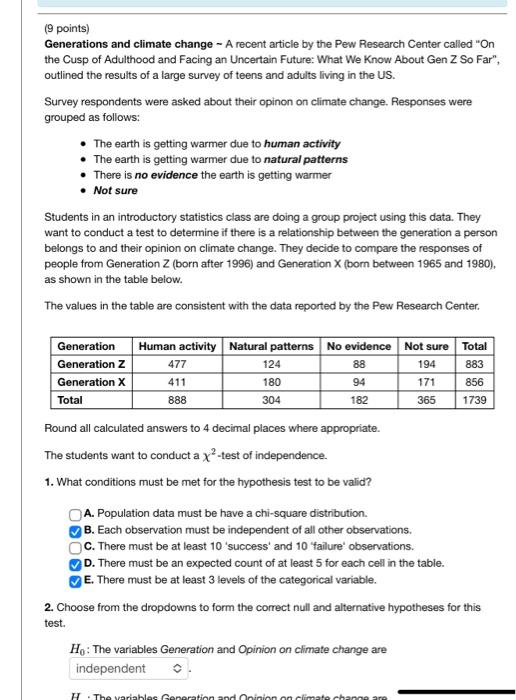 Solved C. There must be at least 10 'success' and 10 | Chegg.com