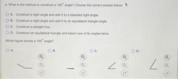 Solved Use a compass and straightedge to construct angles