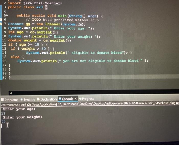 Solved ( Java ) So I have a problem if the first IF it's not | Chegg.com