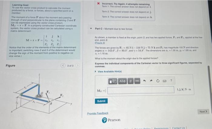 Solved M=r×F=∣∣1reFsjryFzkraFj∣∣. Notioe that the order of | Chegg.com