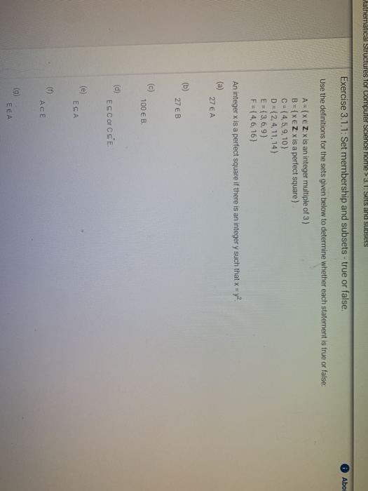 Solved Mathematical Structures for computer Science nome > | Chegg.com