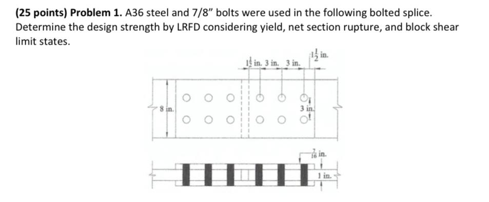 Solved A36 ﻿steel and 7/8