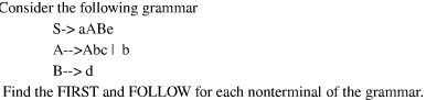 Solved Consider The Following Grammar S-> AABe AàAbc | B | Chegg.com