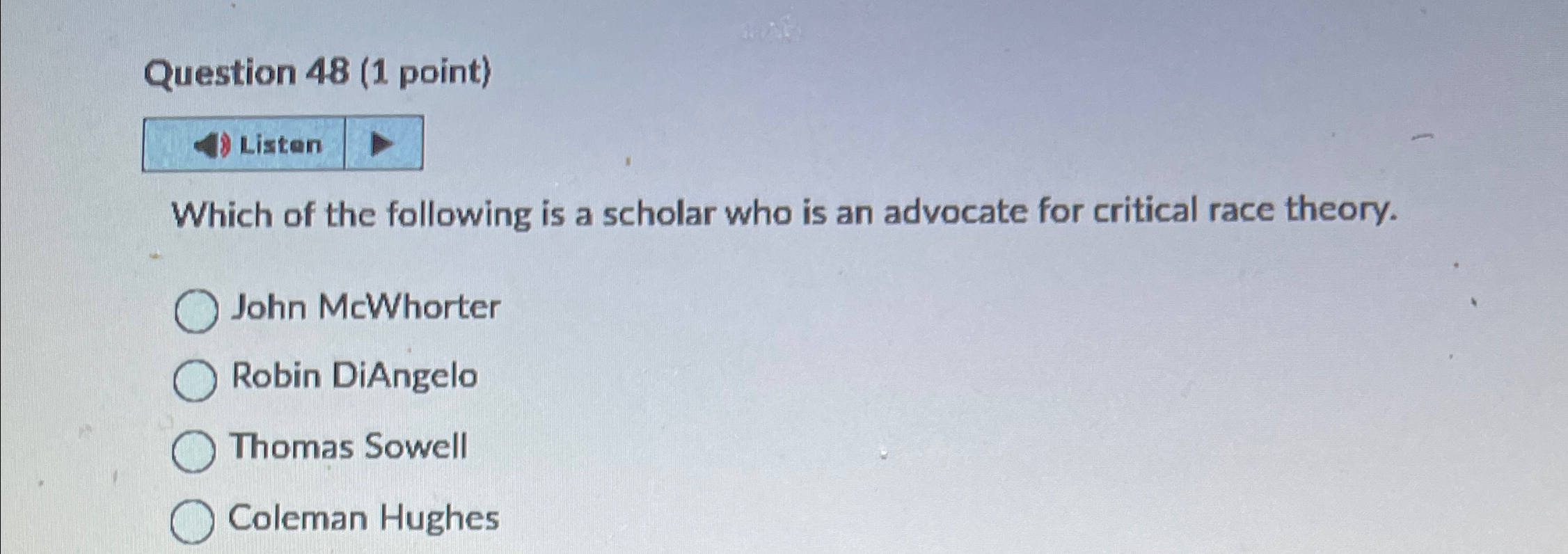 Solved Question 48 (1 ﻿point)Which of the following is a | Chegg.com