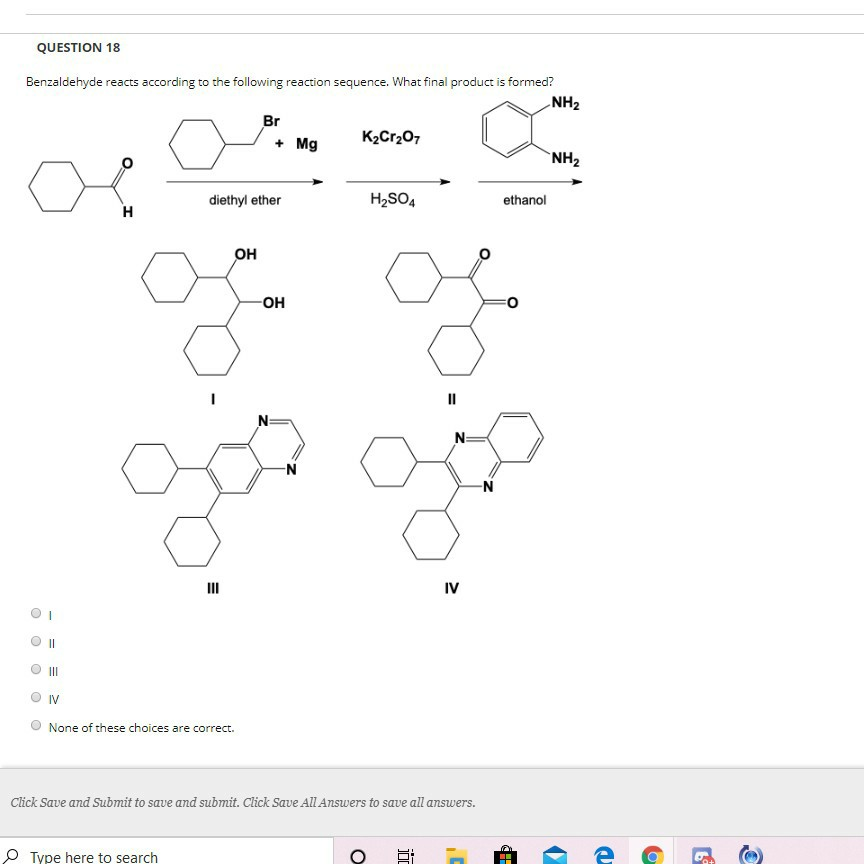 Solved QUESTION 18 Benzaldehyde Reacts According To The | Chegg.com