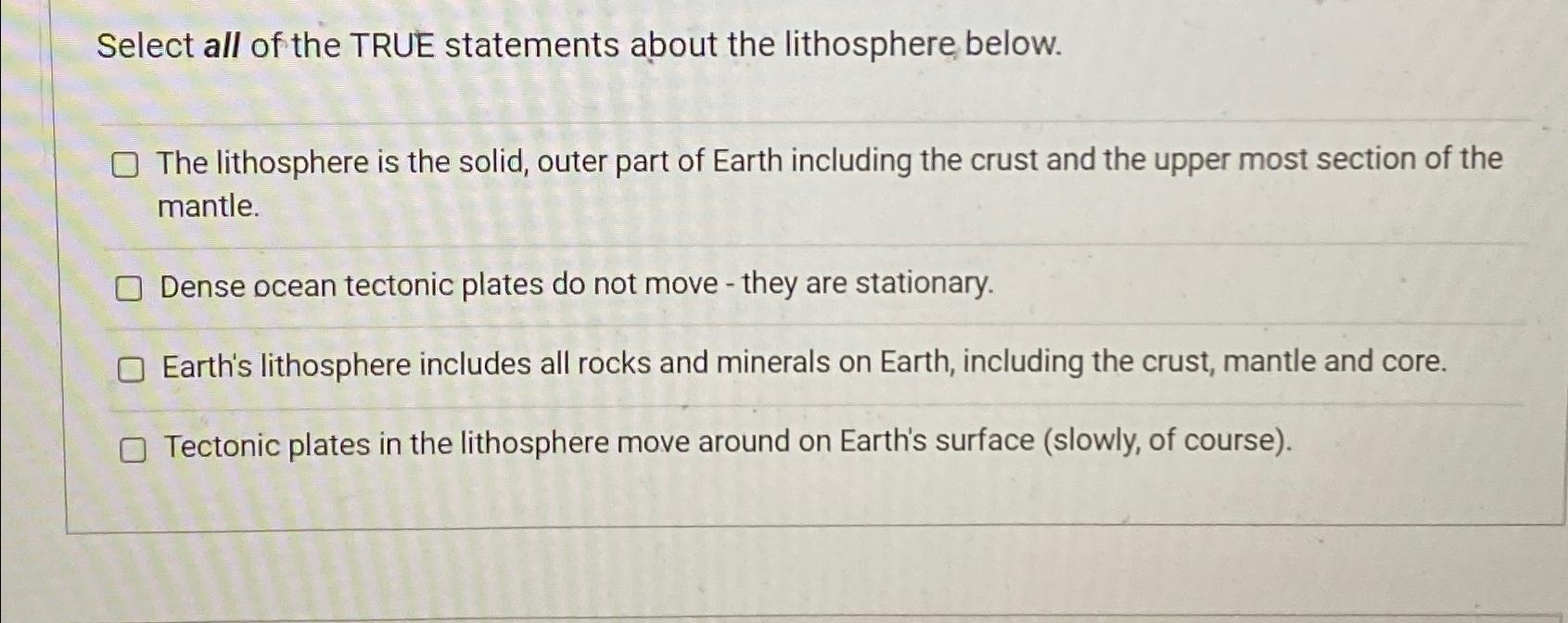 the uppermost solid layer of the earth is called lithosphere