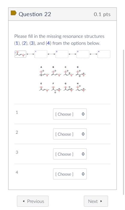 Solved Please Identify The MINOR Contributing Resonance | Chegg.com