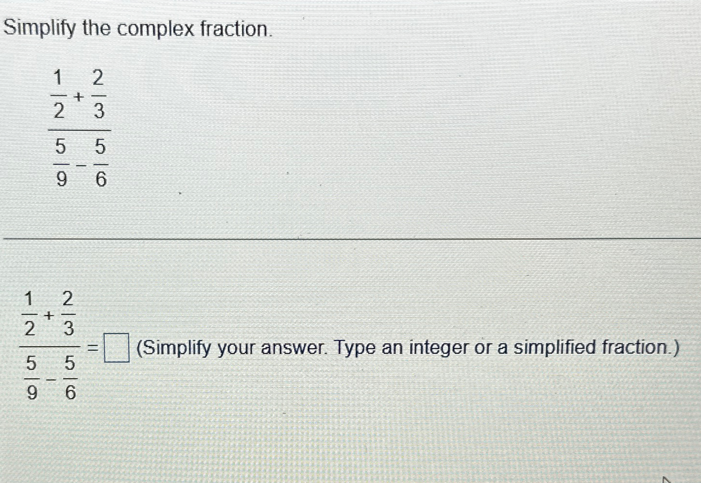 Solved Simplify the complex | Chegg.com