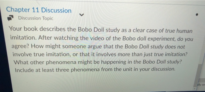 Bobo doll experiment independent variable image