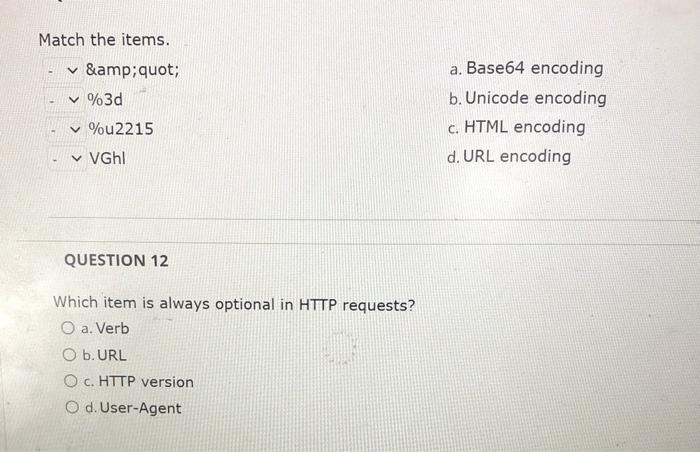 [Solved]: Answer All If Able Match The Items. \" A.