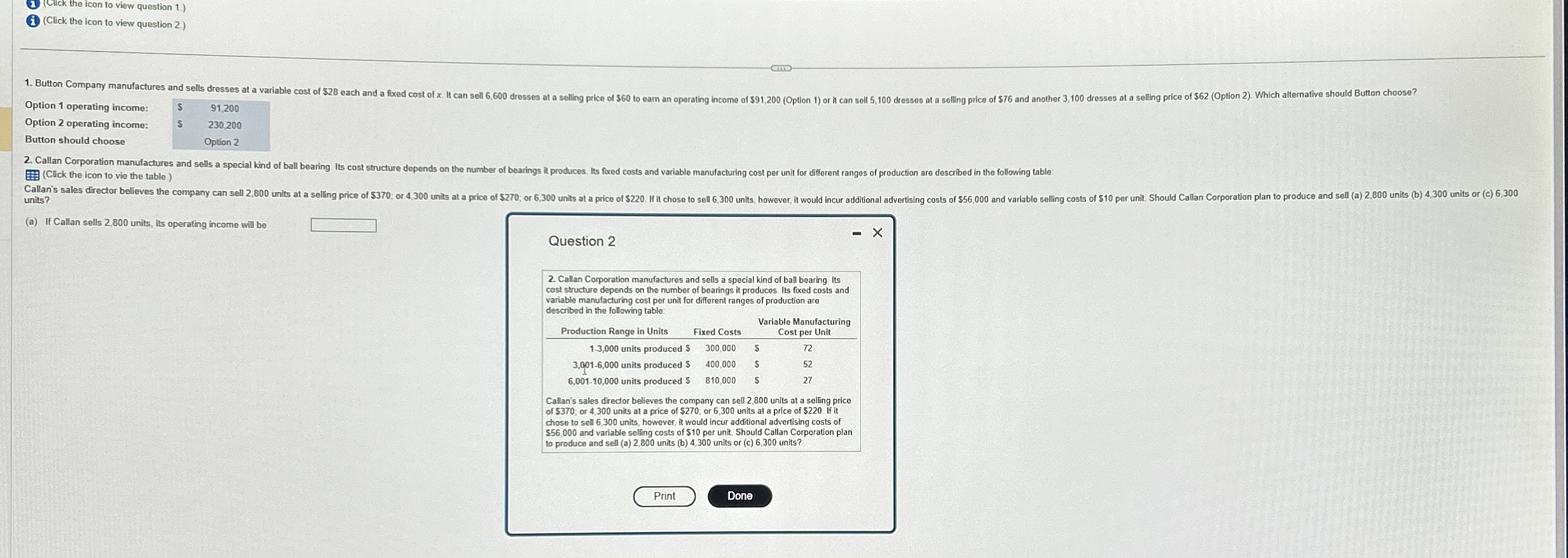 (Click the icon to view question 1 .)(Click the icon | Chegg.com