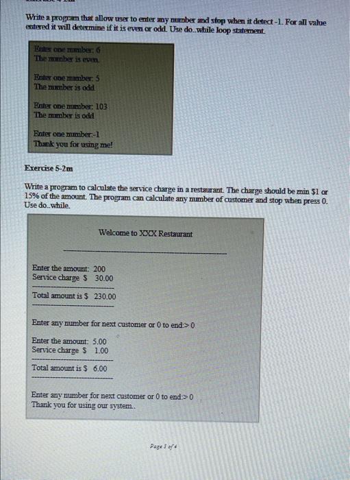 Solved Write a program that allow user to enter any number | Chegg.com