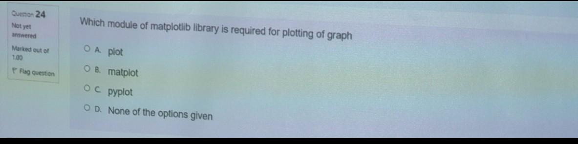 Solved Question 24 Not yet answered Which module of | Chegg.com
