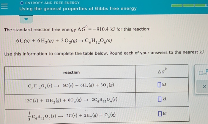 Solved OENTROPY AND FREE ENERGY Using the general properties | Chegg.com
