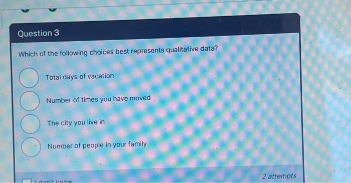Solved Which of the following choices best represents | Chegg.com