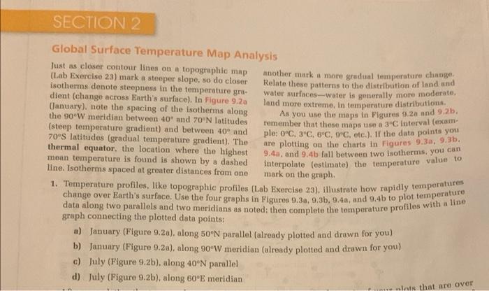 write a brief essay on temperature maps