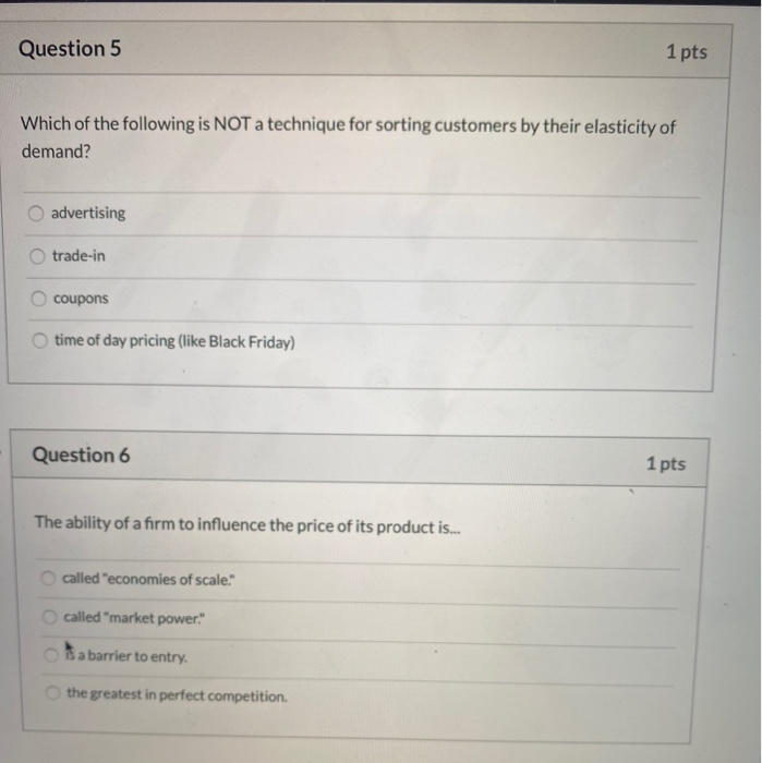Solved Question 5 1 pts Which of the following is NOT a | Chegg.com