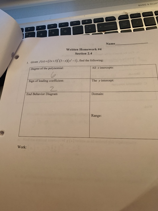 Homework 4 grade image