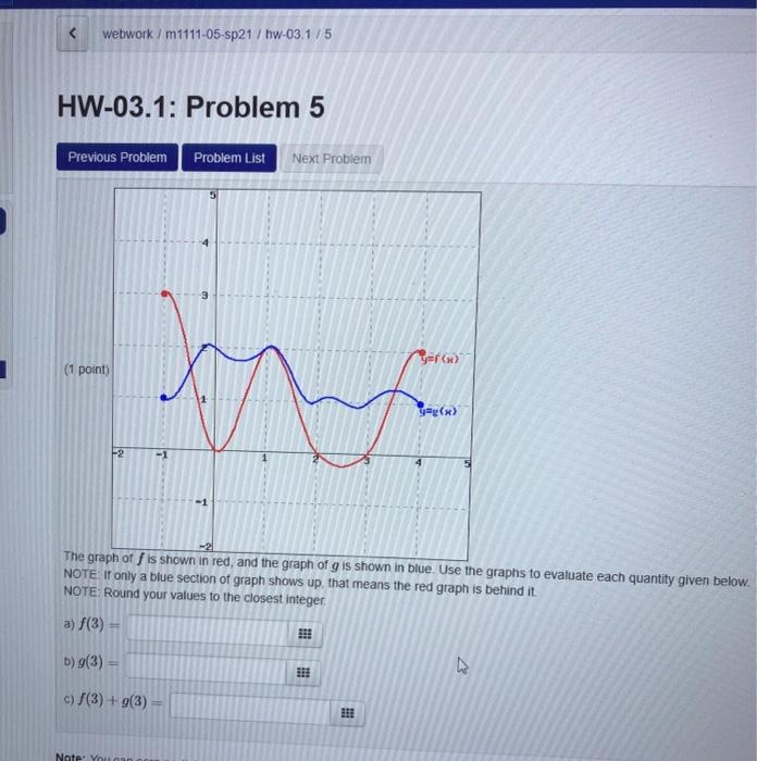 Solved HW-03.1: Problem 5 Previous Problem Problem List Next | Chegg.com