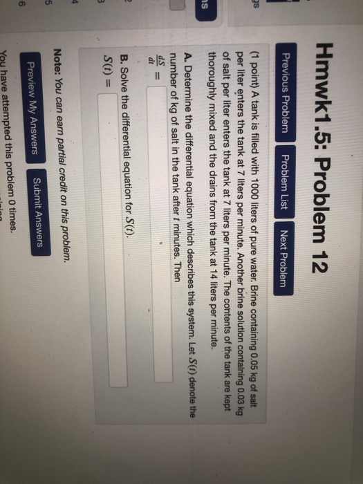 Solved Hmwk1 5 Problem 12 Previous Problem Problem List Chegg Com