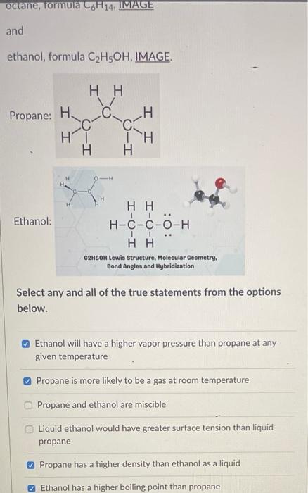 ethanol molecular geometry