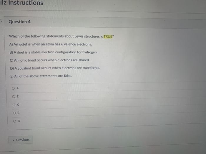 Solved iz Instructions Question 4 Which of the following | Chegg.com