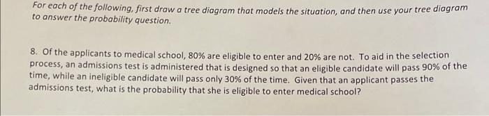 Solved draw a tree diagram and then use the tree diagram to | Chegg.com