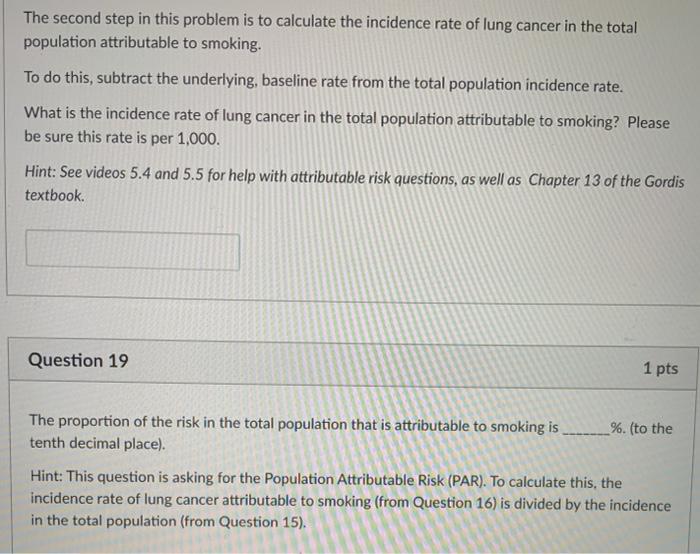 solved-in-a-cohort-study-of-smoking-and-lung-cancer-the-chegg