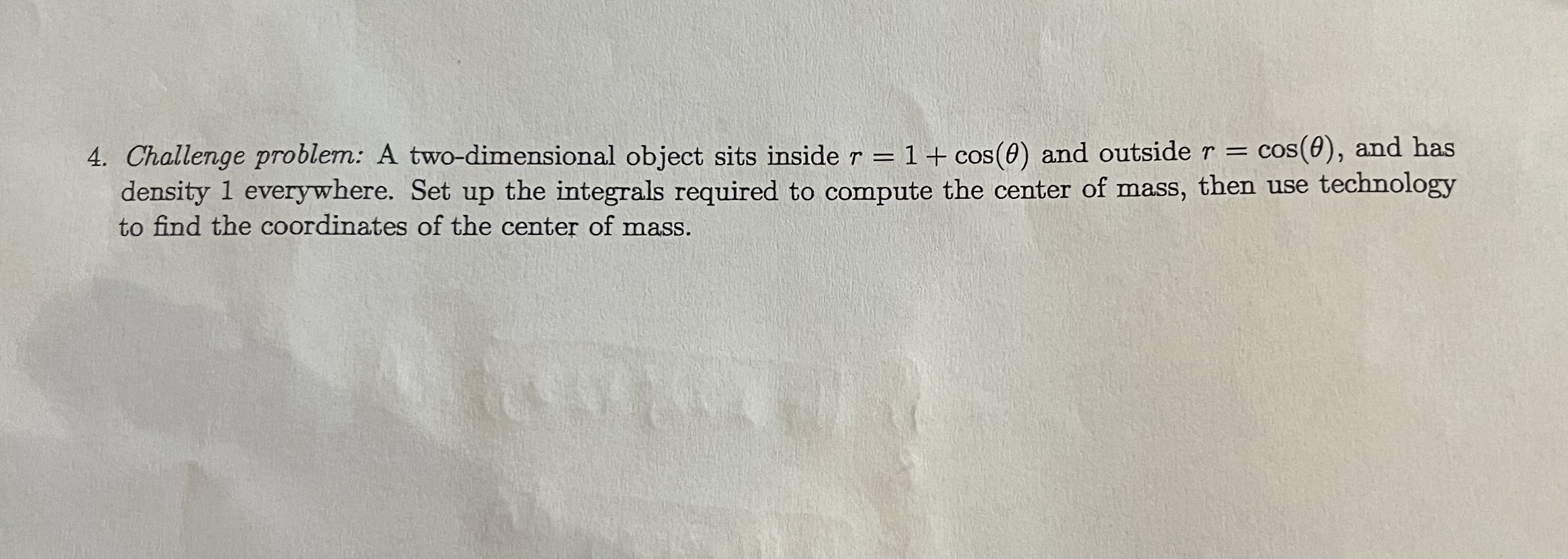 Solved Challenge problem: A two-dimensional object sits | Chegg.com