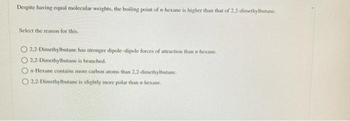 Solved Classify each substance based on the intermolecular | Chegg.com