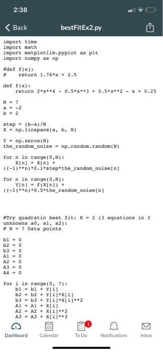 Solved Please use python and show codes. The second picture | Chegg.com