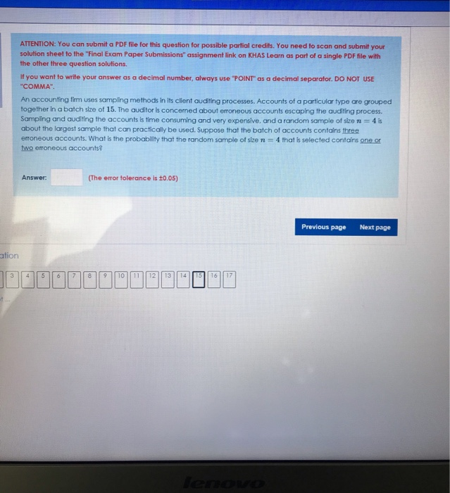 Solved ATTENTION: You can submit a PDF file for this | Chegg.com