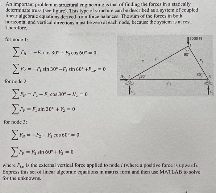 Solved An important problem in structural engineering is | Chegg.com