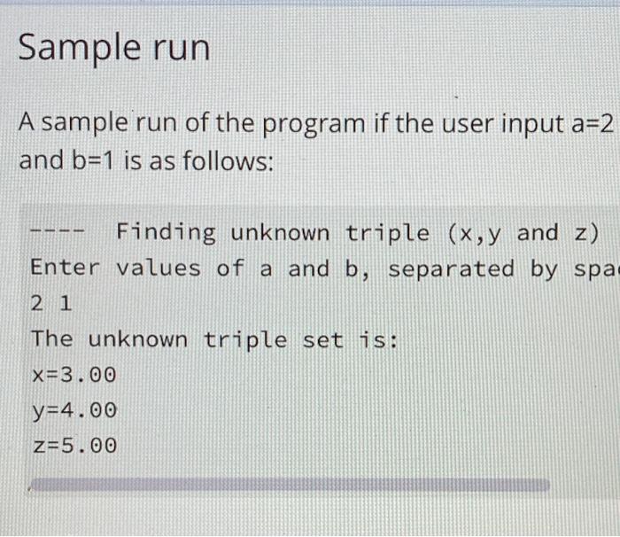 Solved Description Given the following equations sets to | Chegg.com