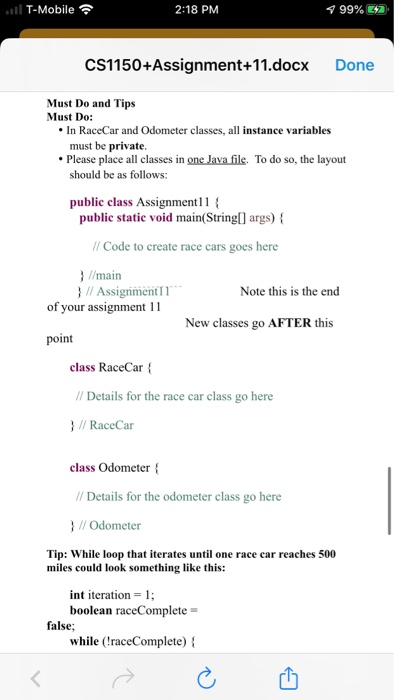 ll T-Mobile 2:17 PM 198% E2 CS1150+Assignment+1 | Chegg.com