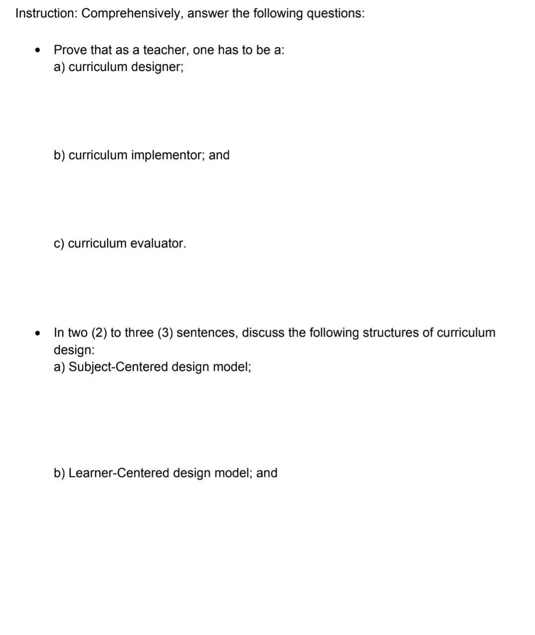 subject centered design