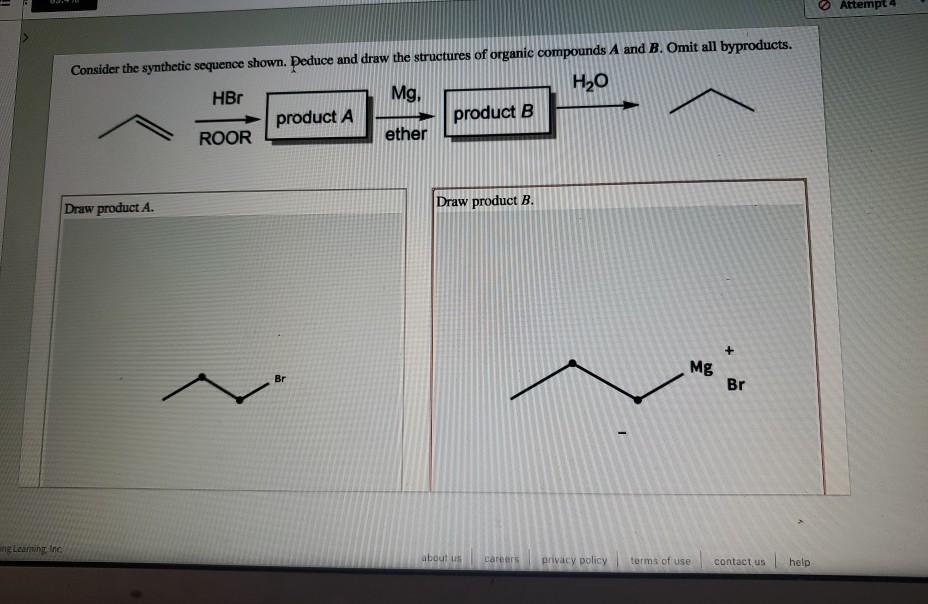 Solved Attempt Consider The Synthetic Sequence Shown. Deduce | Chegg.com