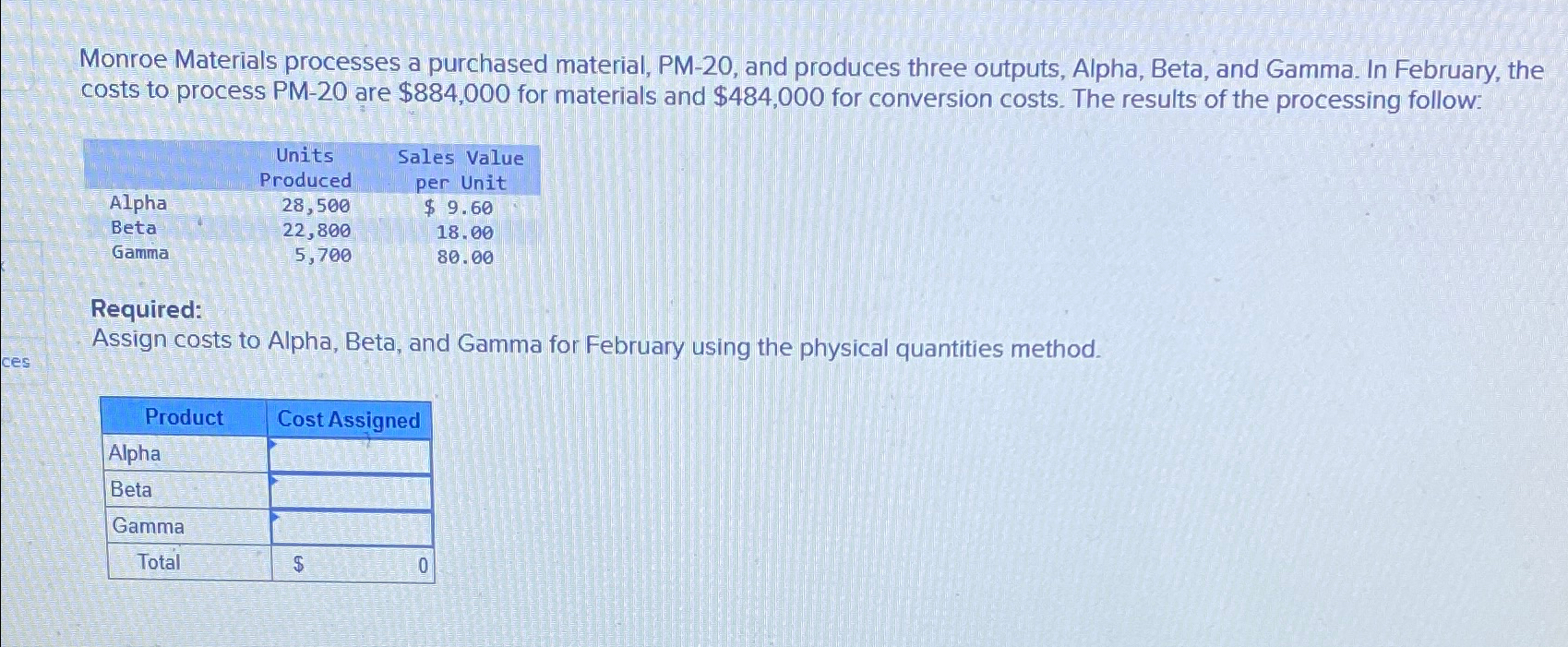 solved-monroe-materials-processes-a-purchased-material-chegg