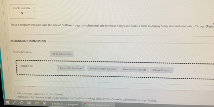 Solved Points Possible Write a program that asks user the | Chegg.com