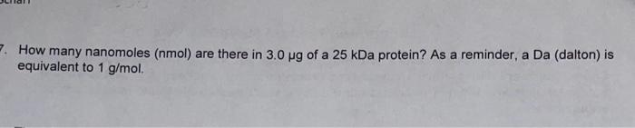 solved-how-many-nanomoles-nmol-are-there-in-3-0-g-of-a-chegg