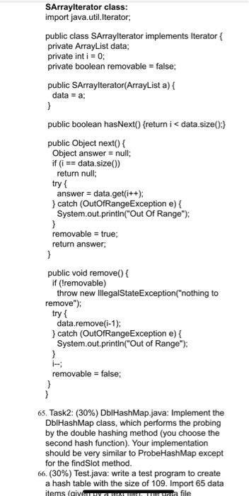 Solved Due on 07/06/2022 at 11:59PM Implementation of Hash | Chegg.com