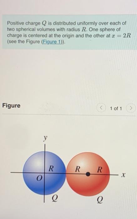 Solved Positive charge Q is distributed uniformly over each | Chegg.com