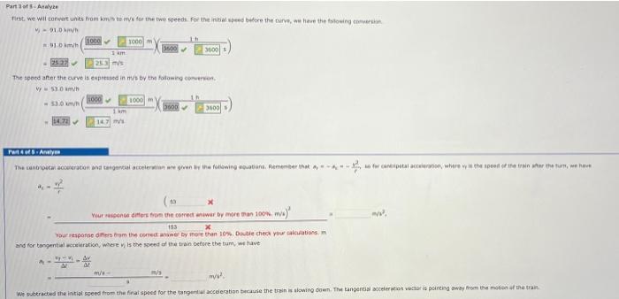 Part 3 of 5-Analyze first, we will convert units from | Chegg.com