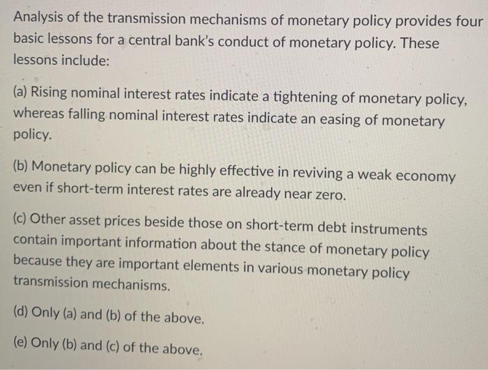 solved-analysis-of-the-transmission-mechanisms-of-monetary-chegg