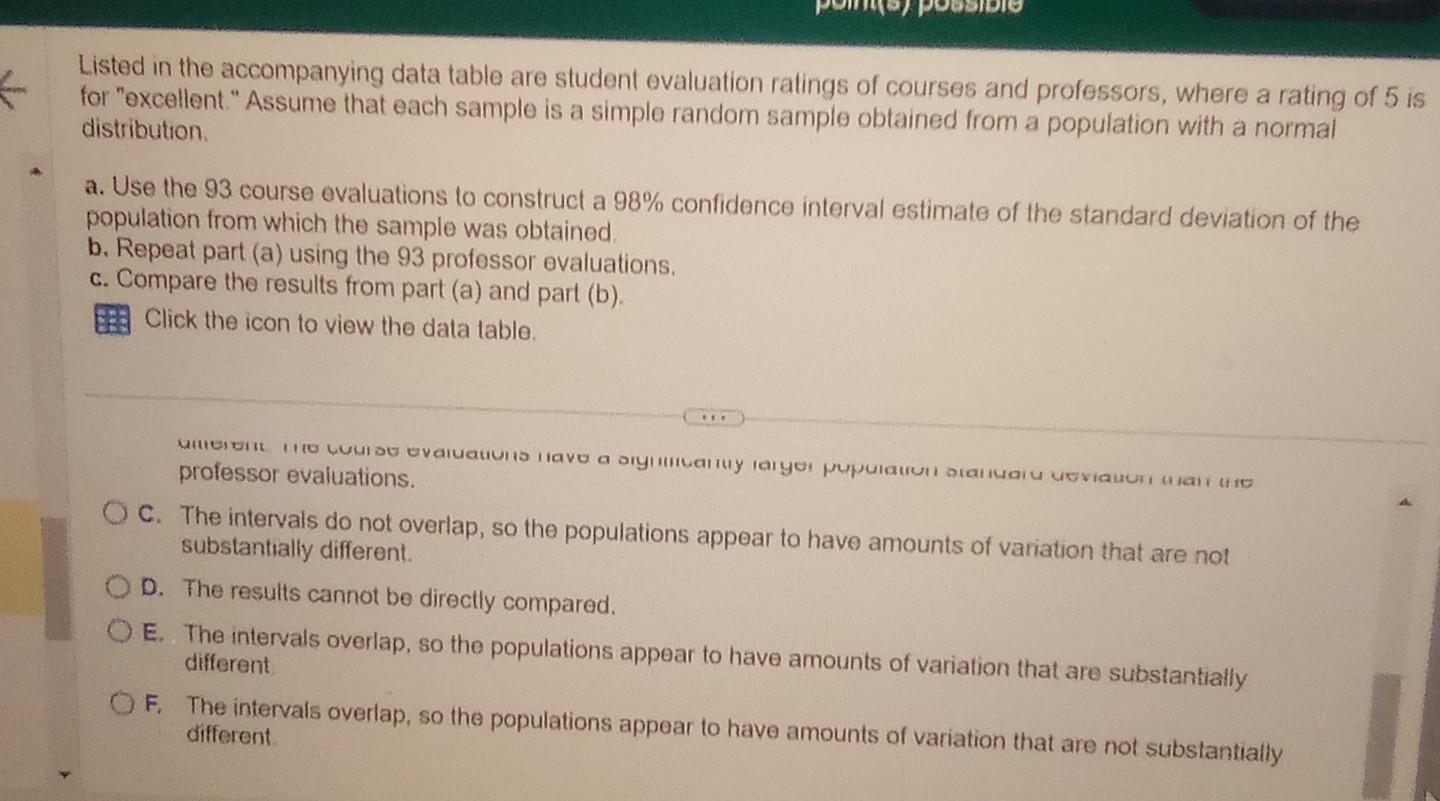 Solved Listed in the accompanying data table are student | Chegg.com